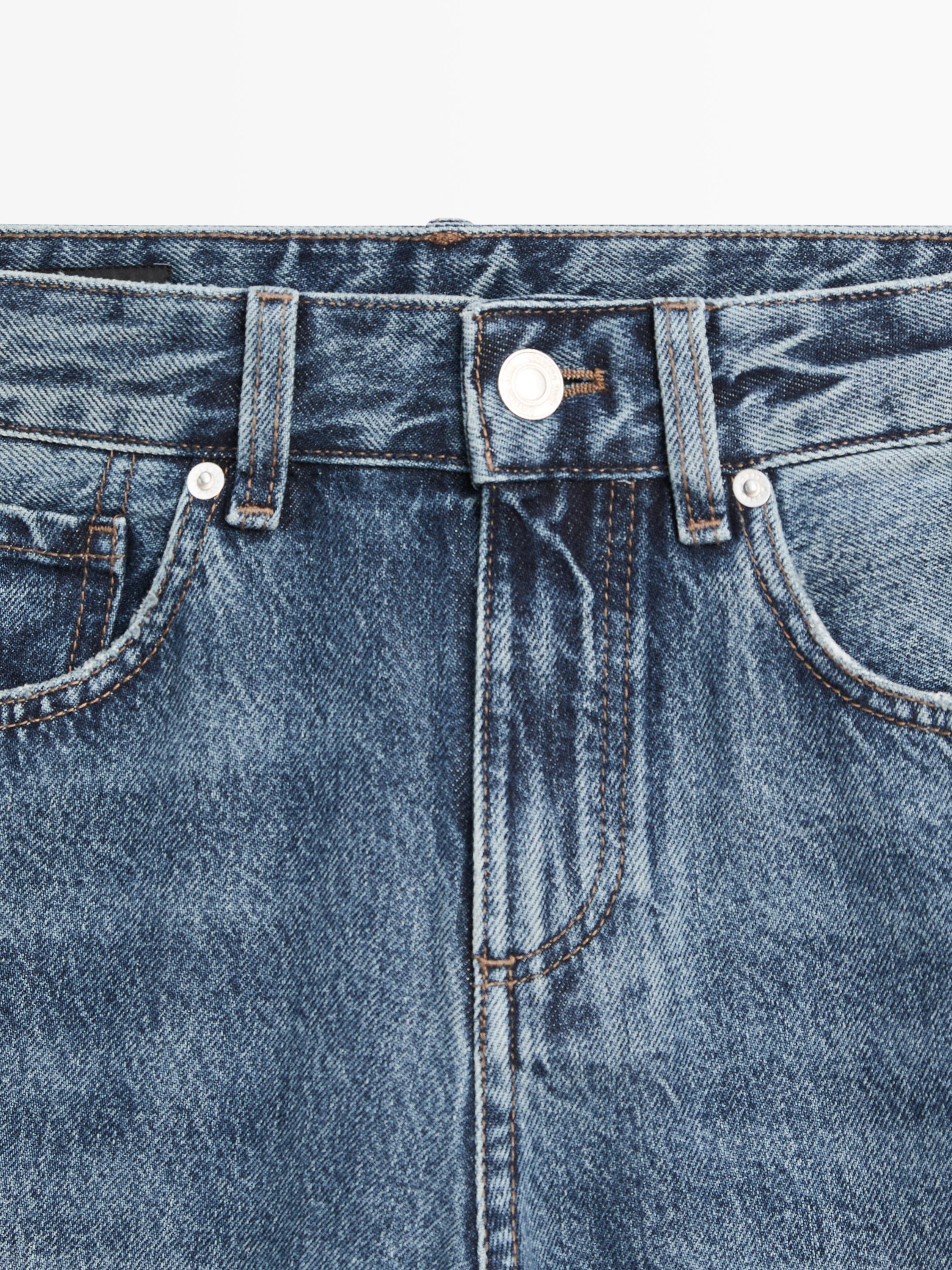 Jean straight mid-rise